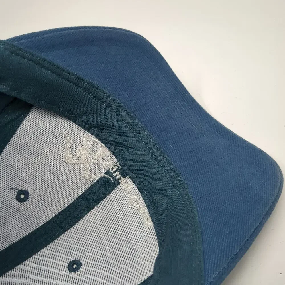 Cameo Baseball Cap Blue One Size Squaw Creek Transportation Slideback Twill Hat